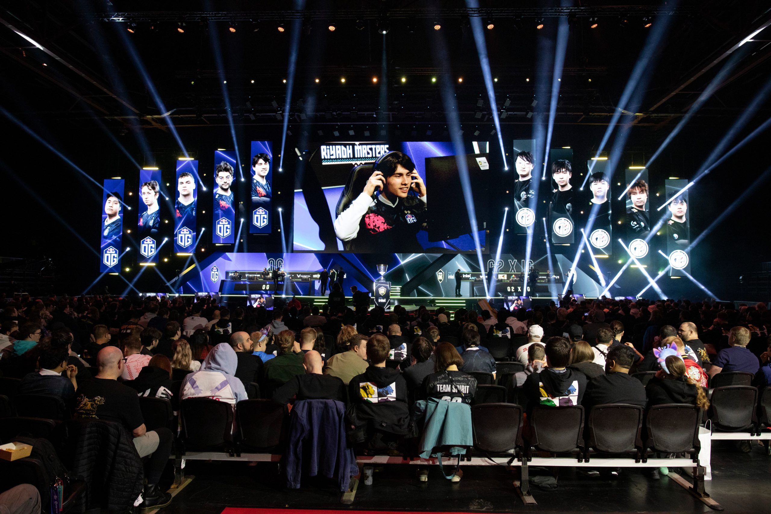 Professional teams competed on stage at ESL One Birmingham, the international esports tournament at the city’s Resorts World arena