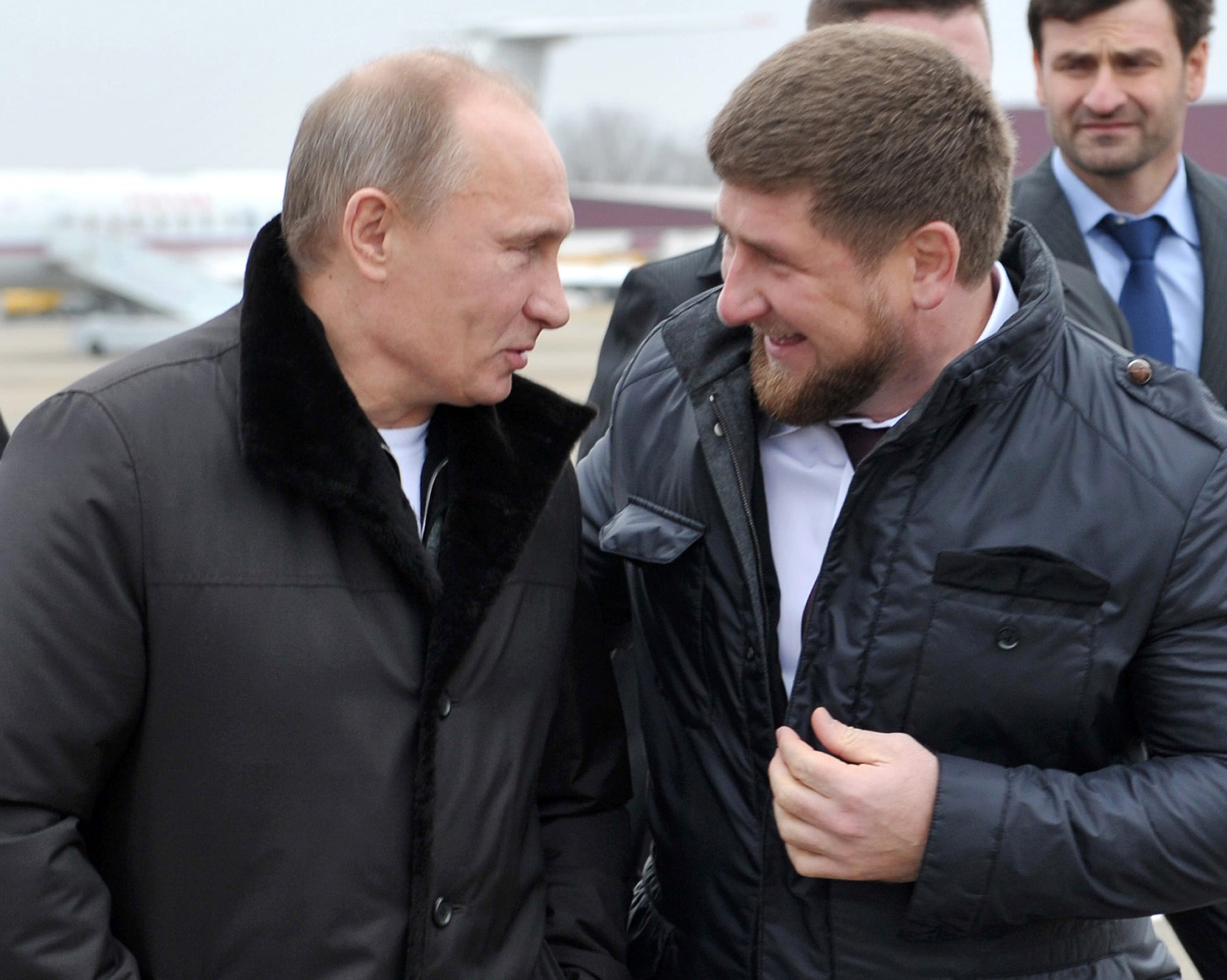 Putin con Kadyrov en 2011